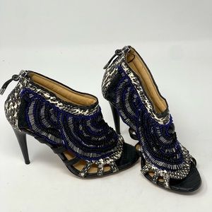 L.A.M.B beaded heels. Amazing!
